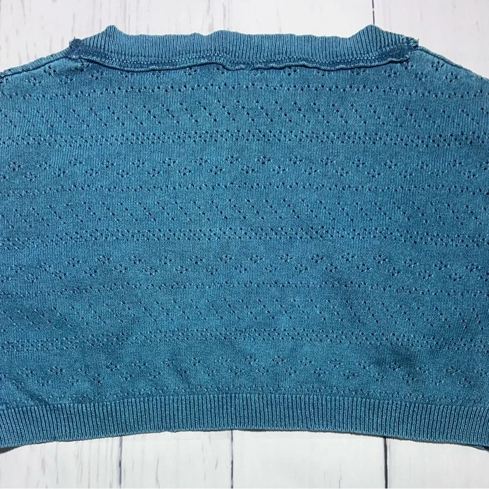 Free People Sand Castle Crop Sweater - Picture 4 of 5